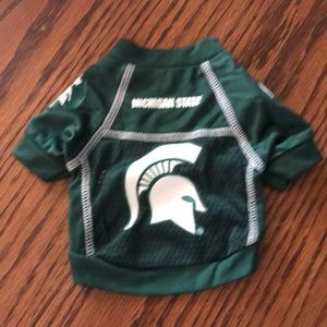 Michigan State Pet T-Shirt Medium New